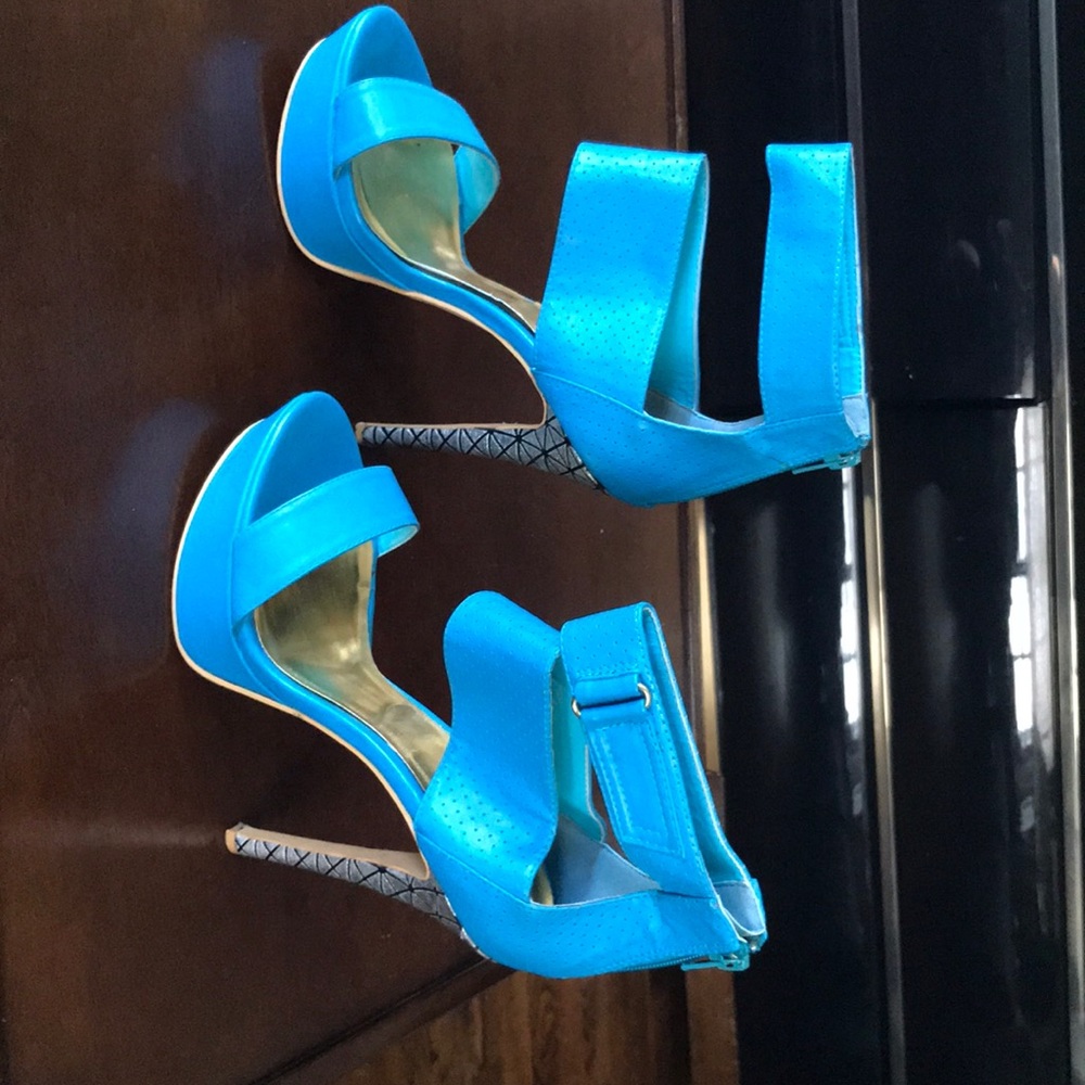 Blue Sexy heels s